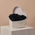 Black Roses Heart Box